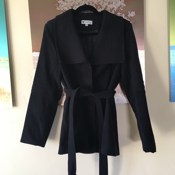 wrap pea coat
